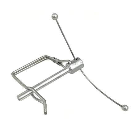 Buyers Products 1/4 Inch Safety Pin with Lanyard 3004987